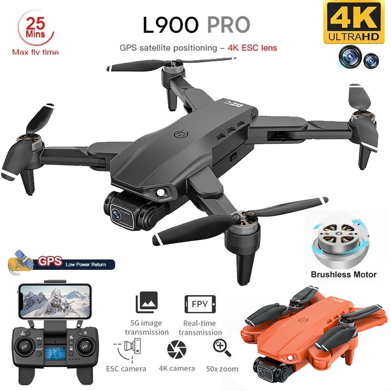 Drone Aerial Photography - L900 Pro Gps Drone 4K Professionele