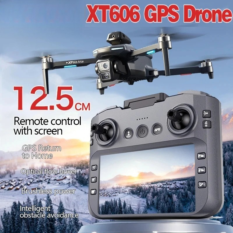 Drone Surveying - Originele XT606 MAX GPS Drone 4k