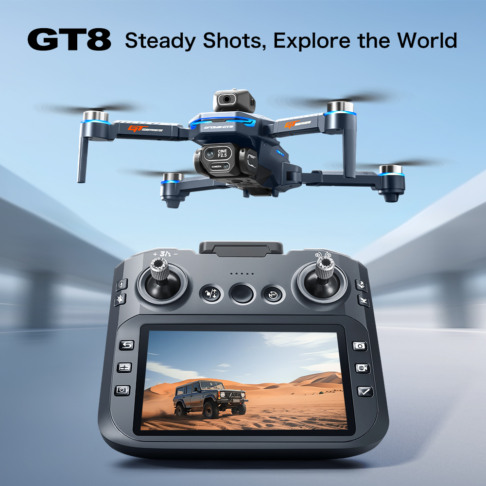 GT8 Max Opvouwbare Drone 8K HD - Drone Video Production recensie en prijs