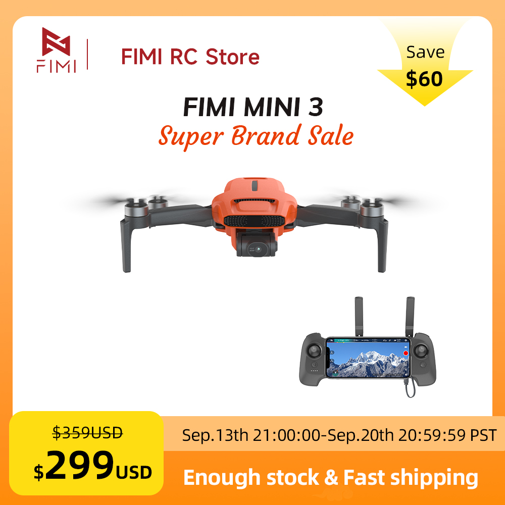 FIMI MINI 3 Camera Drone 4K 60 - Drone Video Production recensie en prijs